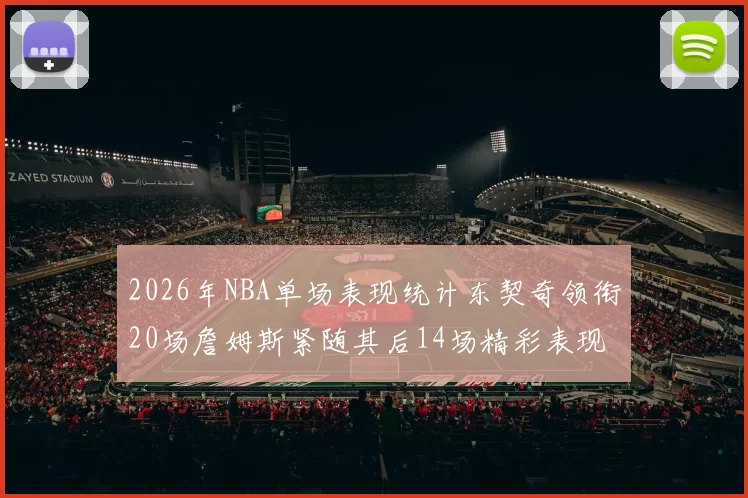 2026年NBA单场表现统计东契奇领衔20场詹姆斯紧随其后14场精彩表现